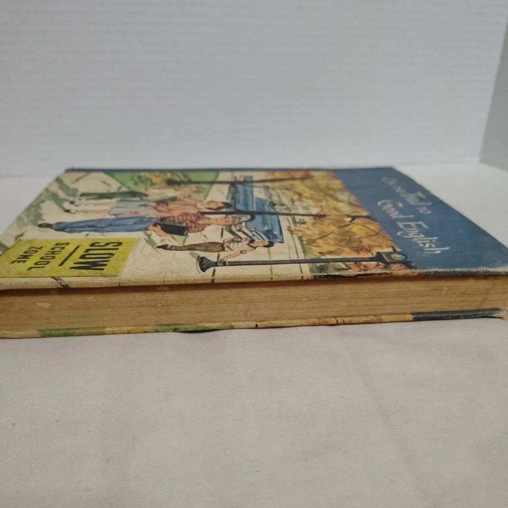 On the Trail to‎ Good English Textbook 1958 Laidlaw Brothers Vintage School Book